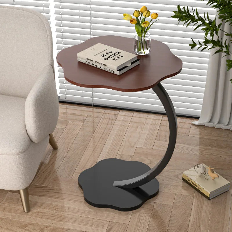 Bedside shelf, small round table, sofa side table, coffee table, bedside table Oasis Select Flower C