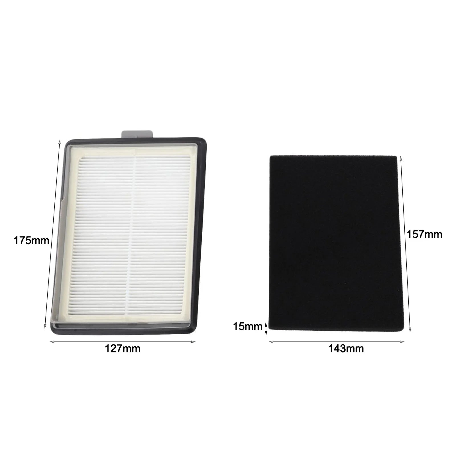 Carbon HEPA Filter for Miele Boost CX1 – Parts 11639250 & 11169285 Vacuum Filter Oasis Select