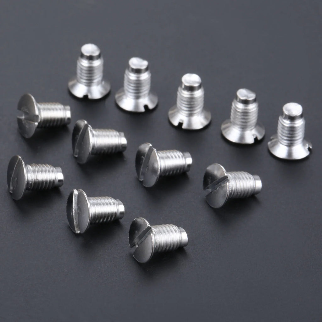 50Pcs Stainless Steel Sewing Machine Needle Plate Screws Fits Industrial Sewing Machine Durable Sewing Machine Replacement Parts Oasis Select