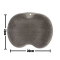 Foot Wash Mat Silicone Sponge Body Brush in The Shower Reusable Wall Mounted Back Silicone Bath Foot Massage Pad Shower Oasis Select grey pad