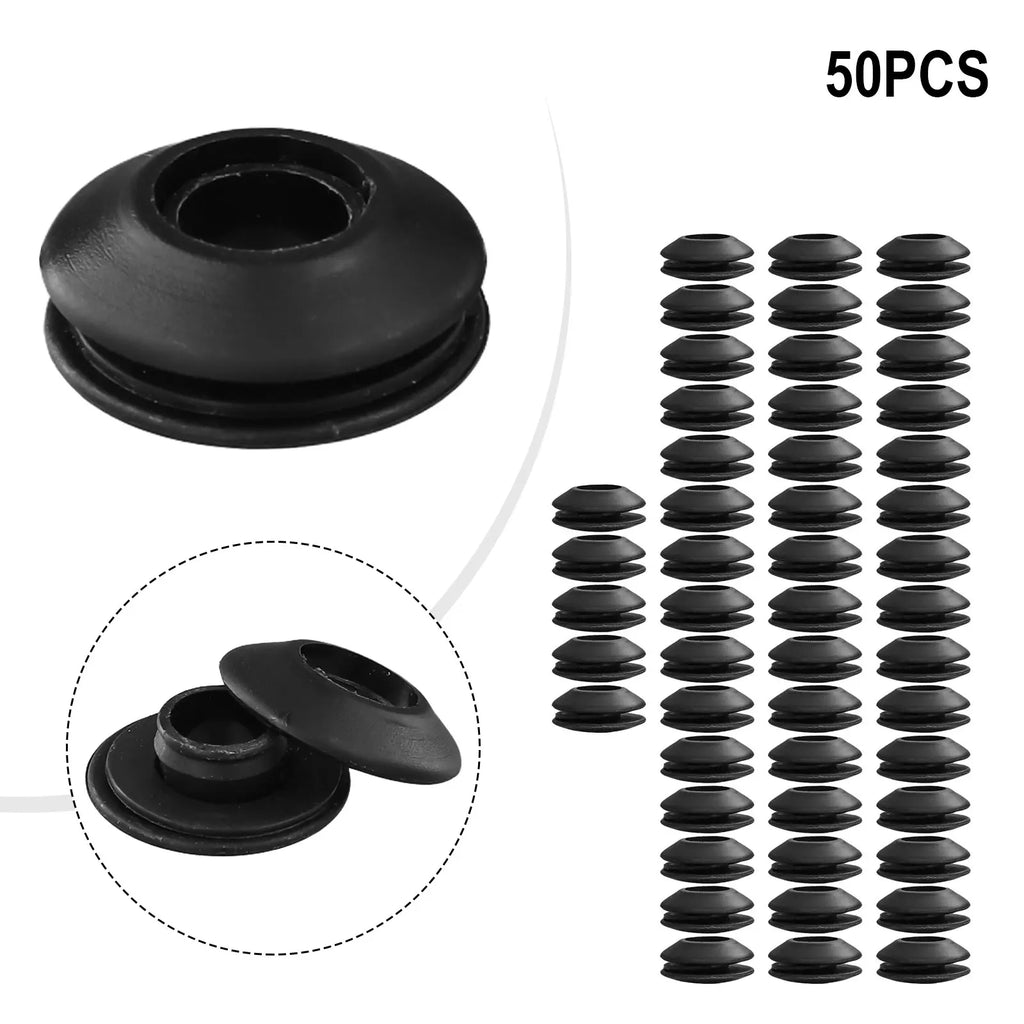 10/50PCS Plastic Eyelets Set Round Eyelets Tarpaulin Eyelets Solar Cover Pool Buckle Button Repairing Holes Oasis Select