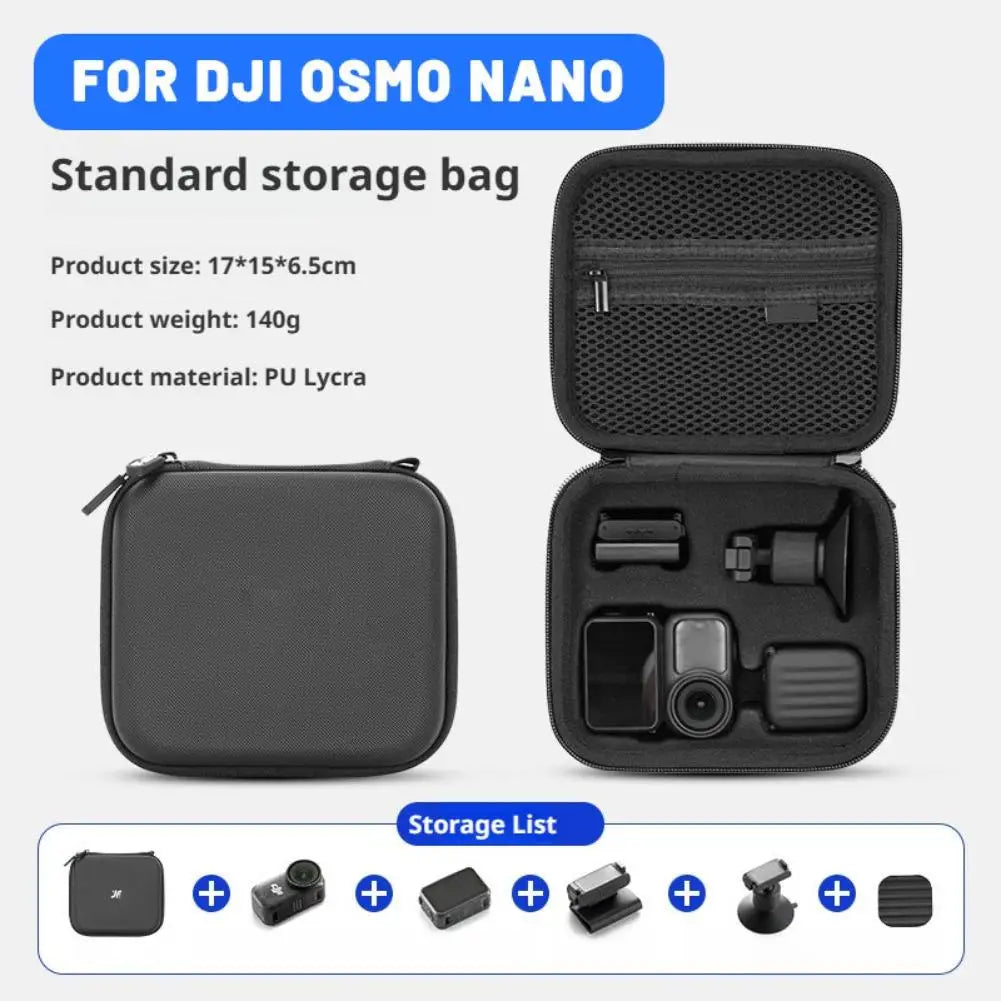Hard Shell Carrying Case for DJI OSMO Nano Action Camera Shockproof Portable Travel Storage Box Protective Bag Accessories Oasis Select