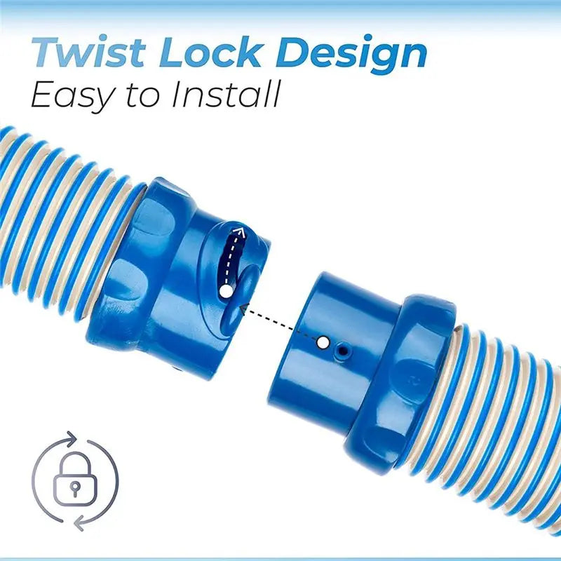 LIKE WISH 3.28FT R0527700 Pool Vacuum Hose X77094 Hose Adaptertwist Lock Hose Replacement Parts For MX6 MX8 Pool Cleaner (3 Pack Oasis Select