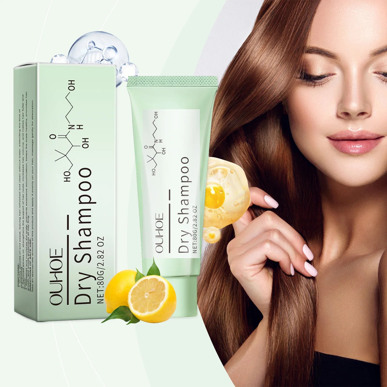 Refreshing Hair Dry Shampoo Cleaning Grease Sweat Strengthening Roots Nourishing Scalp Remove Odor Volumizing Wash Free Shampoo Oasis Select