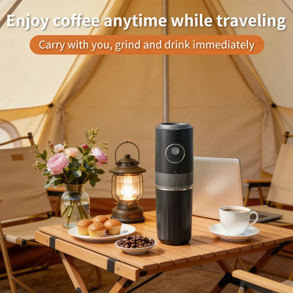 Hot Style Grinding and Hand-brewed Coffee Machine Electric Bean Grinder Outdoor Portable Grinder Hand-brewed Coffee Machine Oasis Select