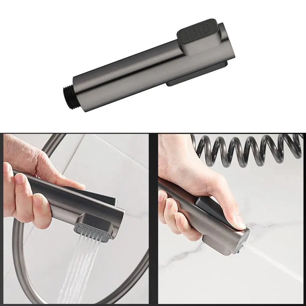Plastic Bidet Sprayer Multi-functional Handheld Faucet Toilet Sprayer High Pressure Shattaff Shower Self Cleaning Accessories Oasis Select