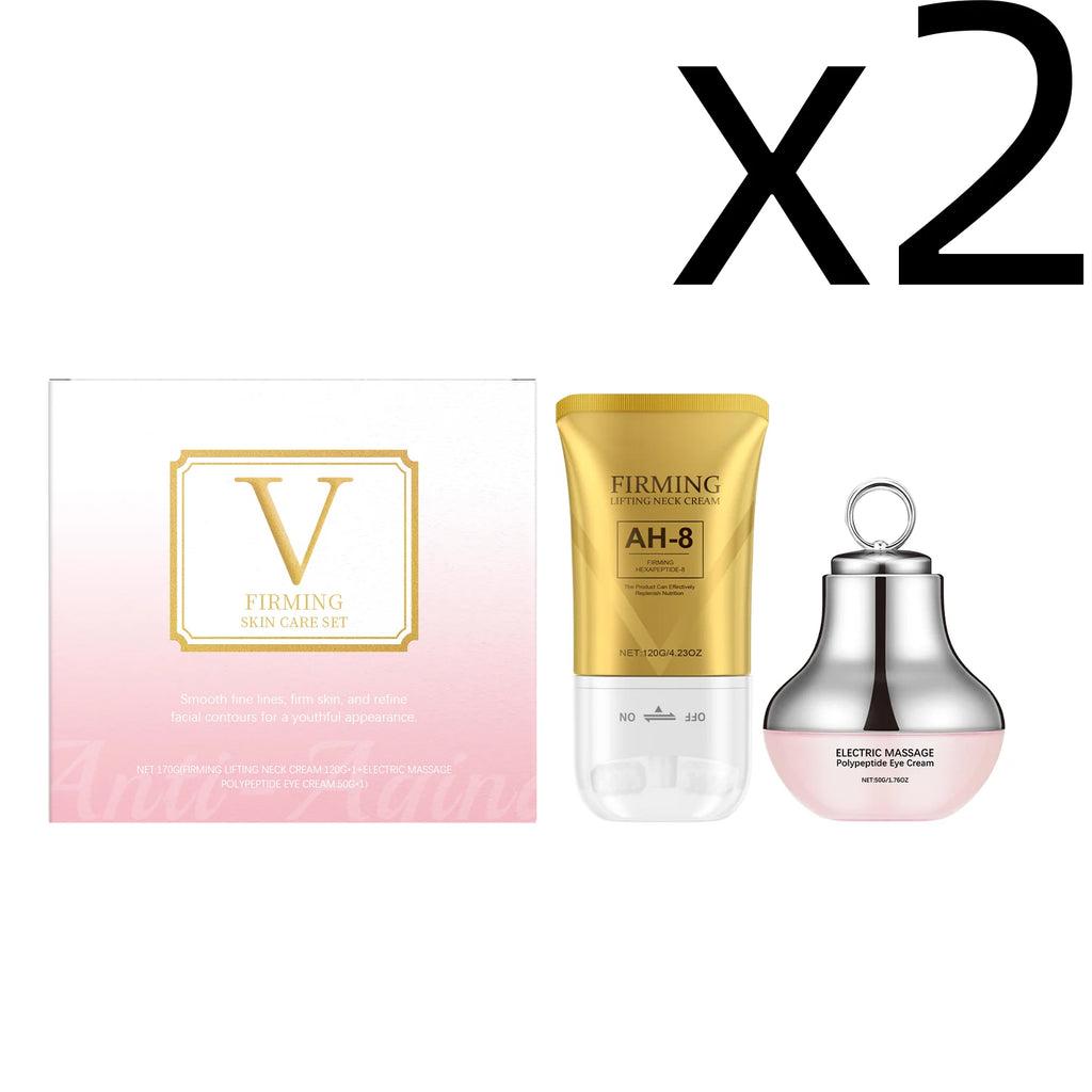Face Firm Care Kit Tighten Eye Skin Improve Neck Firmness Relieve Skins Fatigue Brighten Tone Nourish Face Shaping Contour Kit Oasis Select 2set