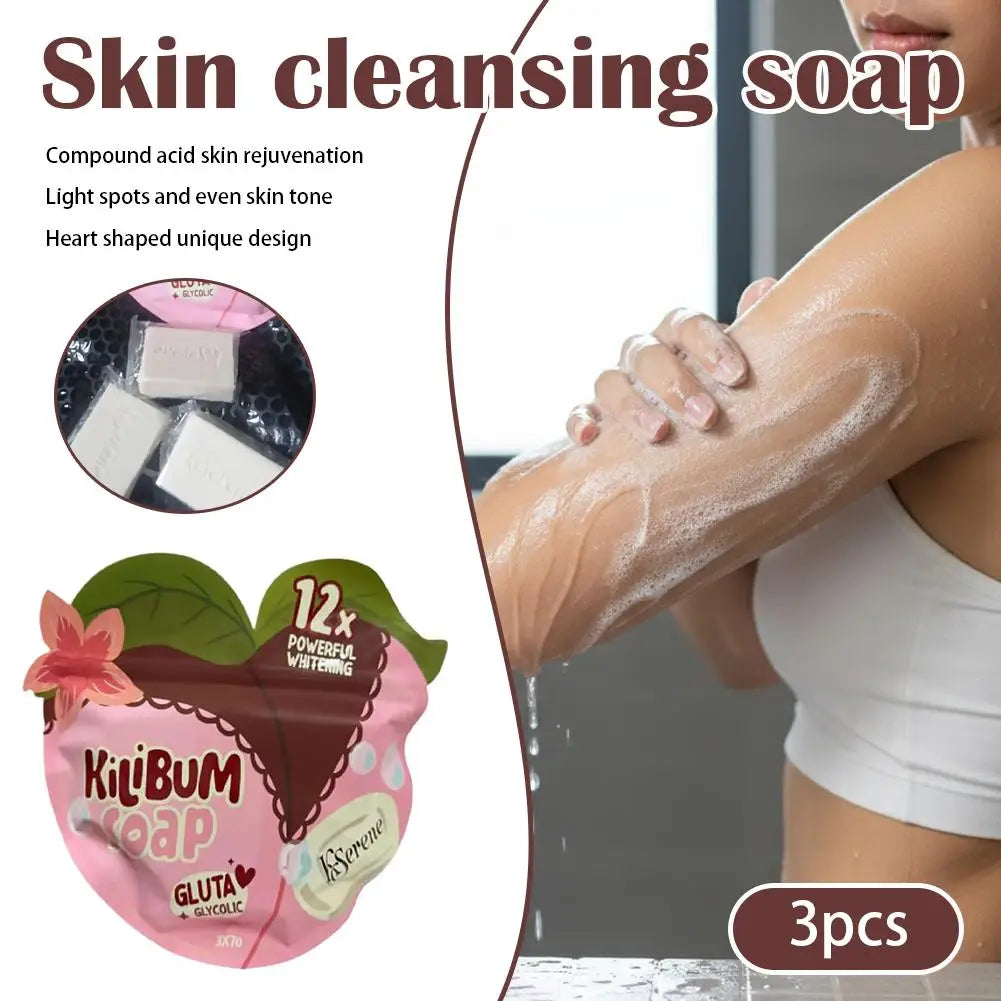 3pcs/pack Essential Oil Soap - Refreshing Oil Control Face Body Wash, Natural Perfumed Soap for Bath Cleanser Body Health Oasis Select