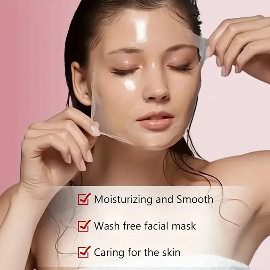 Collagen Peel Mask, Biotin Collagen Wrap Mask Day and Night, Deep Hydration, Night Care Mask Cream. Oasis Select