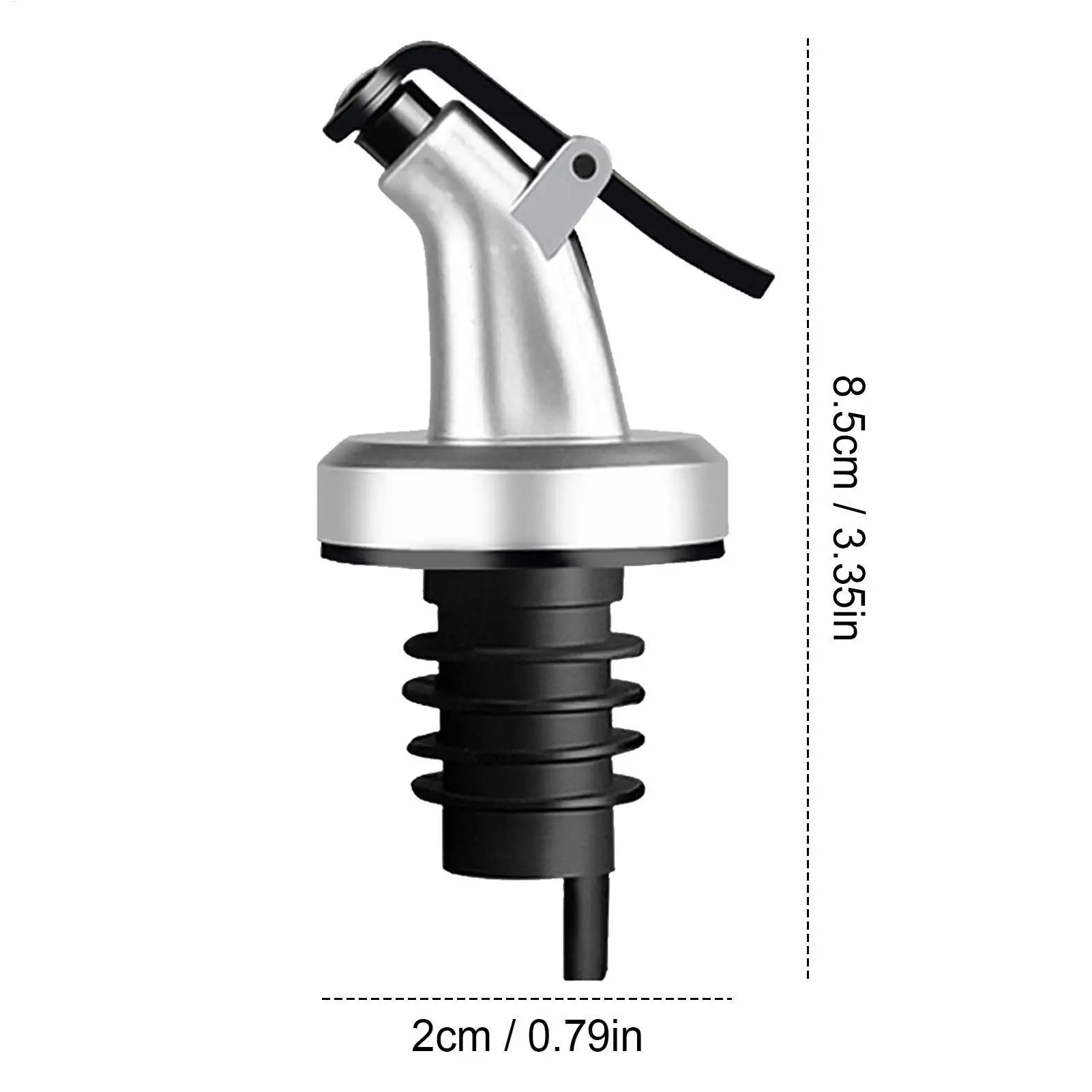 Oil Bottle Spout Leak Proof Nozzle Classic Oil Spouts for Bottles Liquor Bottle Pourers Spouts for Olive Oil Soy Sauce Vinegar Oasis Select