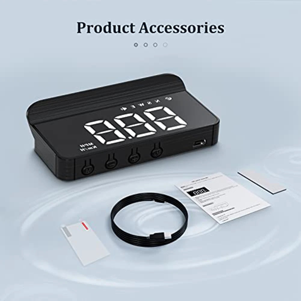 86*37*16 mm Car GPS Display Speed Monitor Real-time Data Projection Reflective Film Included User-friendly Installation Oasis Select