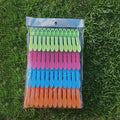 Windproof No Mark Hanging Clips with Storage Basket Colorful Clips for Laundry Socks Delicate Clothes Multiuse Home Organization Oasis Select 48pcs no Basket