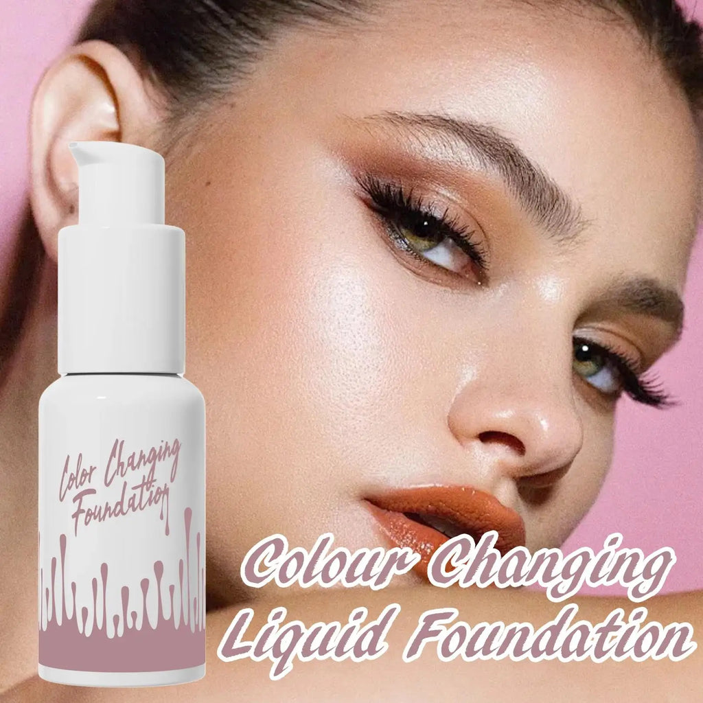 Temperature Changing Liquid Foundation Oil Control Brightening High Coverage Concealer Korean Base Makeup Long Lasting Oasis Select