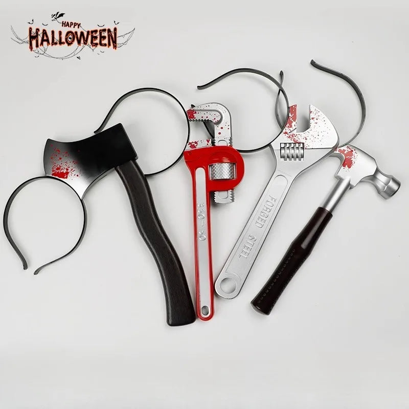 Halloween Scary Headbands for Adults, Blood Headpiece for Halloween Costumes Hair Accessories, Funny Headwear Toys Party Cosplay Oasis Select