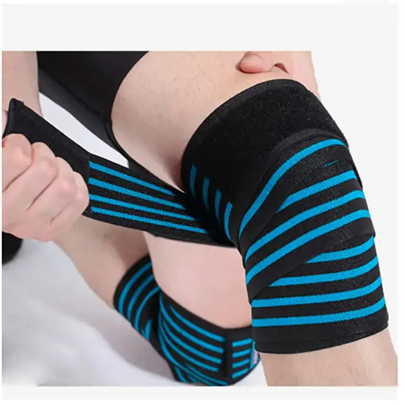 Knee Compression Wraps for Weight Lifting & Squat Training Knee Compression Wraps Oasis Select
