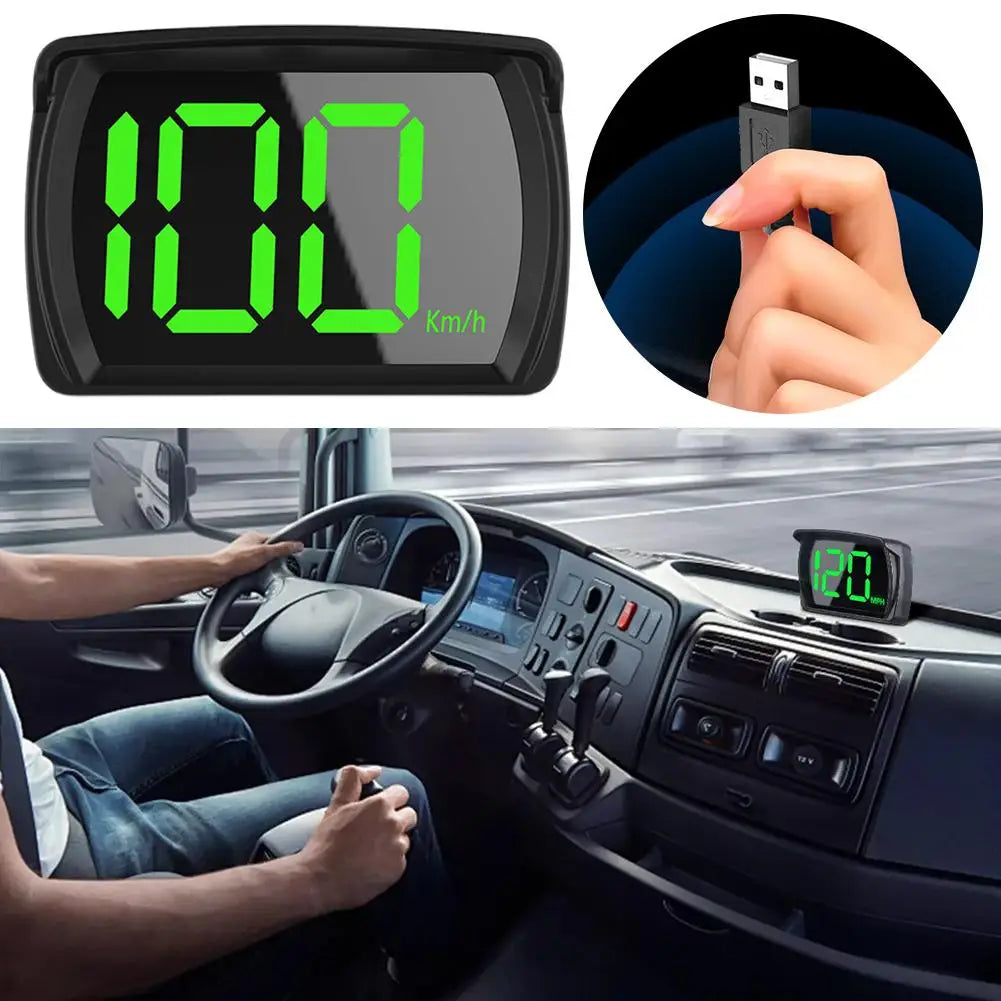 2026 GPS KMH MPH HUD Digital Speedometer Head Up Display Car Electronics Accessories for All Cars Electric Vehicles Motorbikes Oasis Select