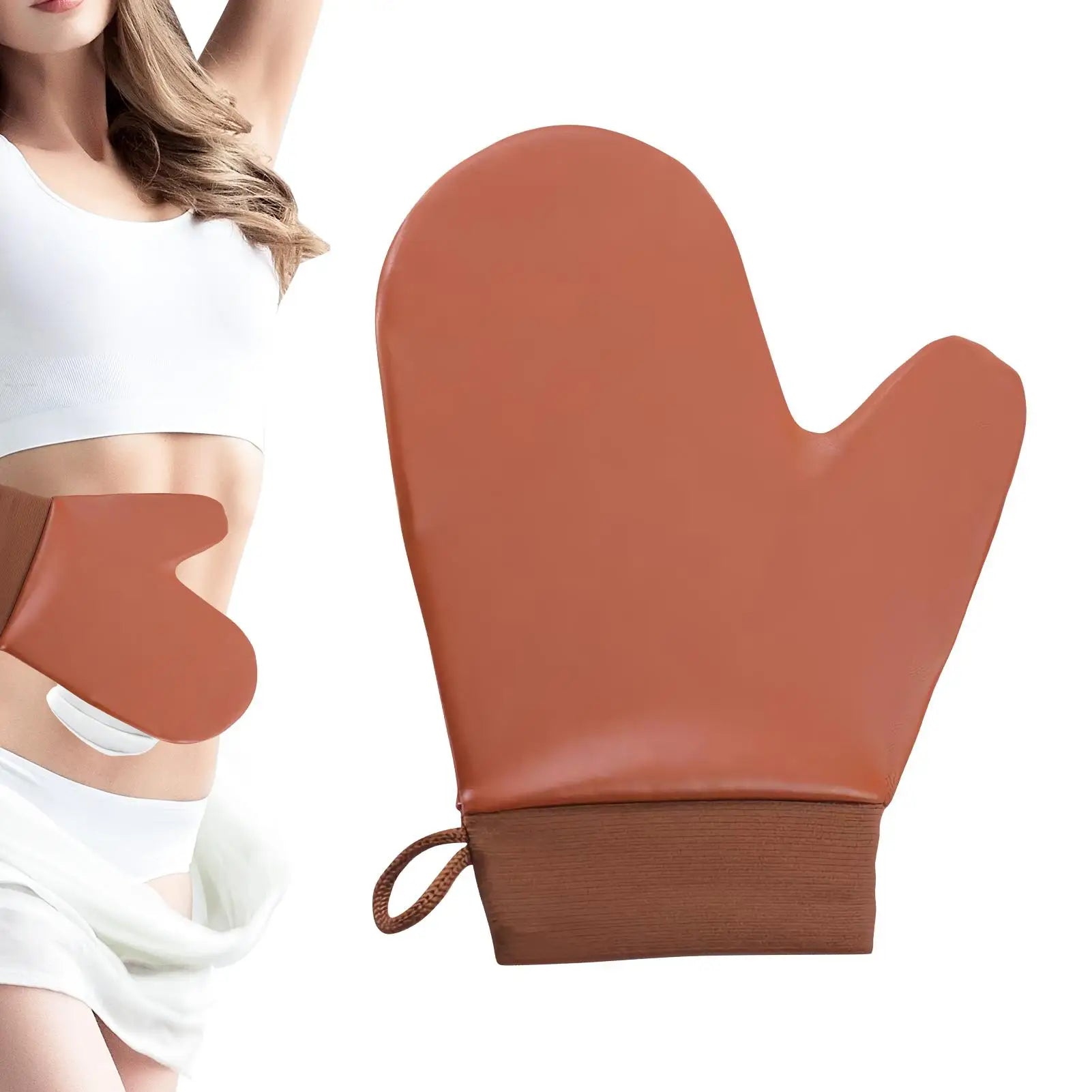 Tan Mitt Body Lotion Glove Self Tanning Mitt Double Sided Prevents Sticky Hands Applicator Portable Quick Dry Lotion Gloves Oasis Select