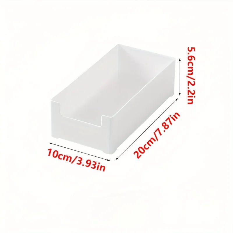 Cable Organizer Box Set Clear Plastic Storage For Chargers Desktop Office Home Produce Desk Fridge Container Basket Holder Oasis Select