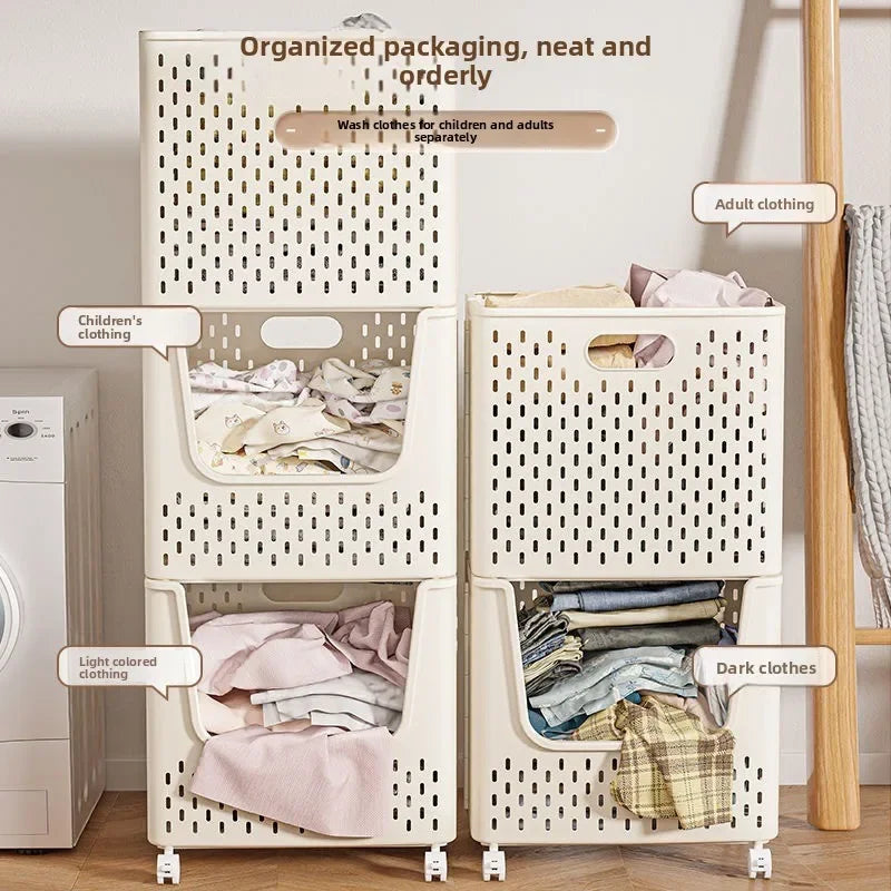 Foldable laundry basket Storage basket Laundry basket Bathroom removable portable large-capacity laundry basket Oasis Select