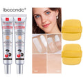 45ml Color Correcting CC Cream & Free Puff Centella Asiatica Repair BB Cream Concealer Whitening Liquid Foundation Cosmetics Oasis Select 2pcs Free Puff