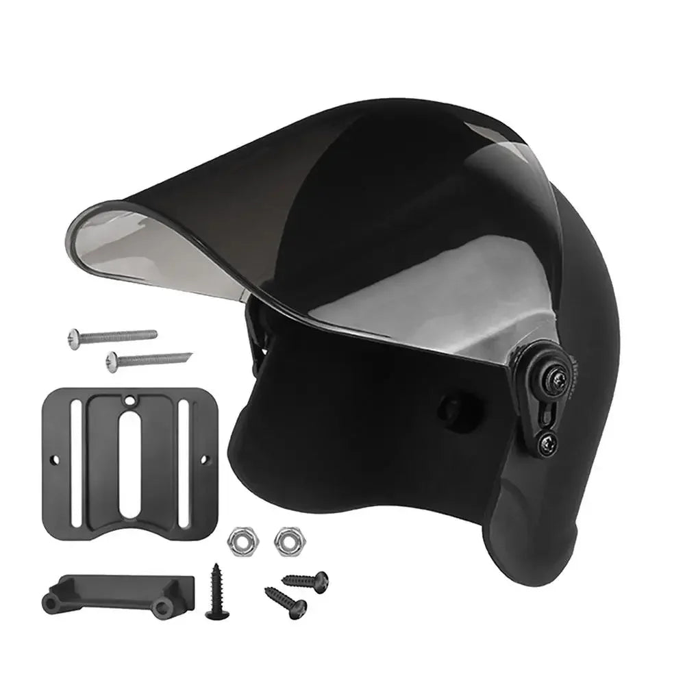 Mini Phone Holder Sun Shade Motorcycle Phone Mount Helmets Motorbike Waterproof Mobile Phone Helmets Rainproof Parasol Sunshade Oasis Select black