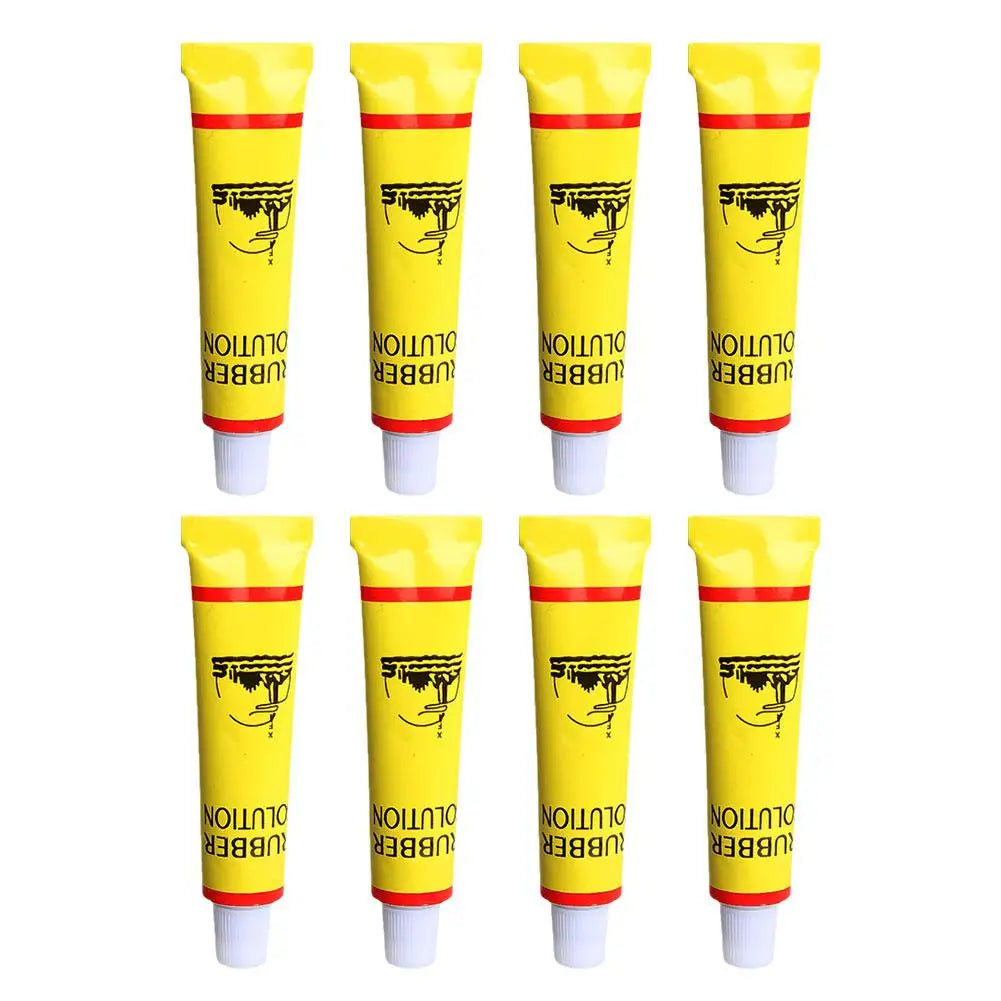 1-8pcs Car Motorcycle Bicycle Tire Repairing Glue Inner Tube Puncture Repair Glue Agent Emergency Portable Tyre Vulcanized Glue Oasis Select