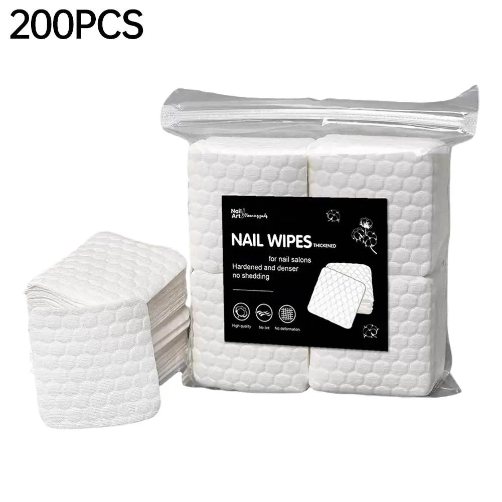 Lint-Free Nail Polish Remover Wipes – 200/500 Pcs Salon Pads Nail Wipes Oasis Select 200pcs