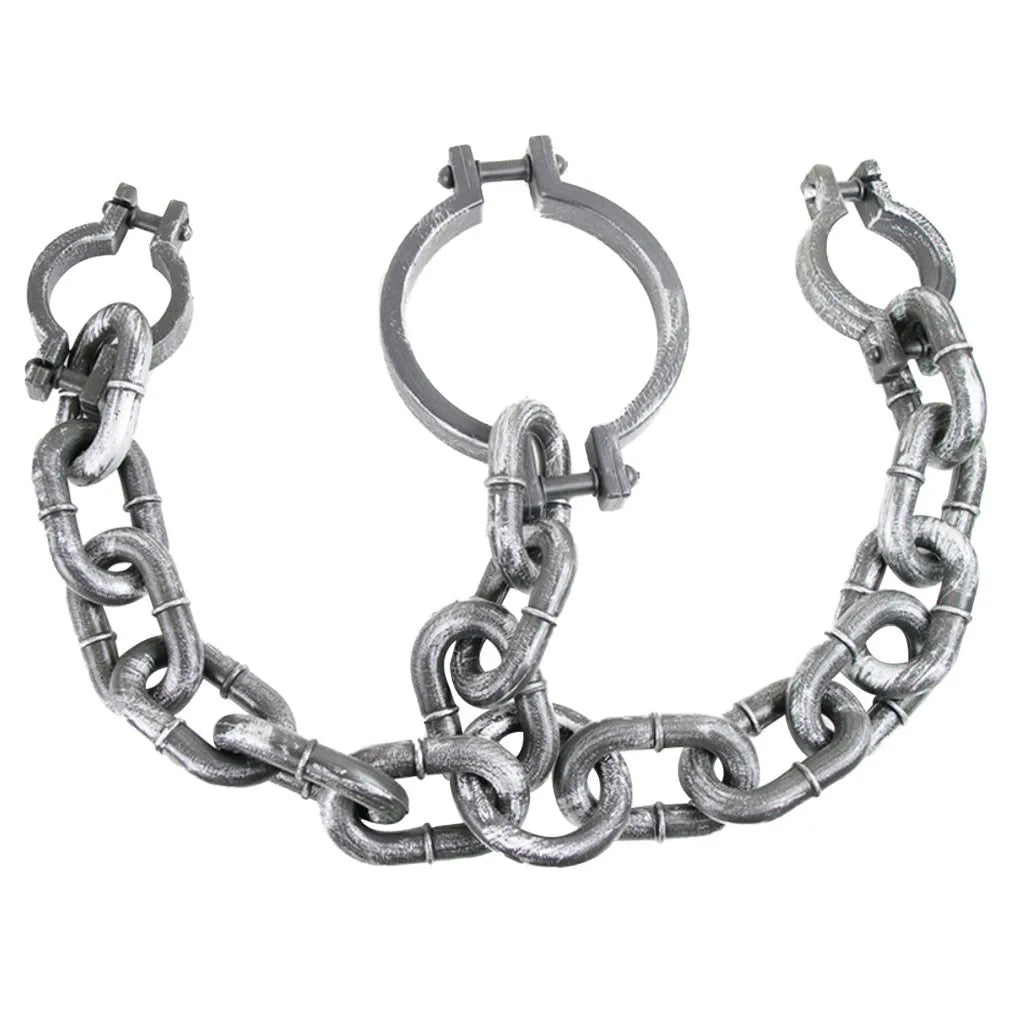 Halloween Prisoner Shackles Chain Prop – Cosplay Costume Costume Prop Oasis Select