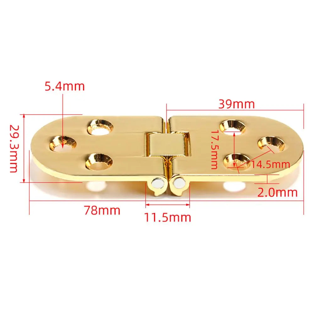 Zinc Alloy Cabinet Hinges 180 degree Door Semicircle Door Hinge Butterfly-shaped Flush Hinges Oasis Select