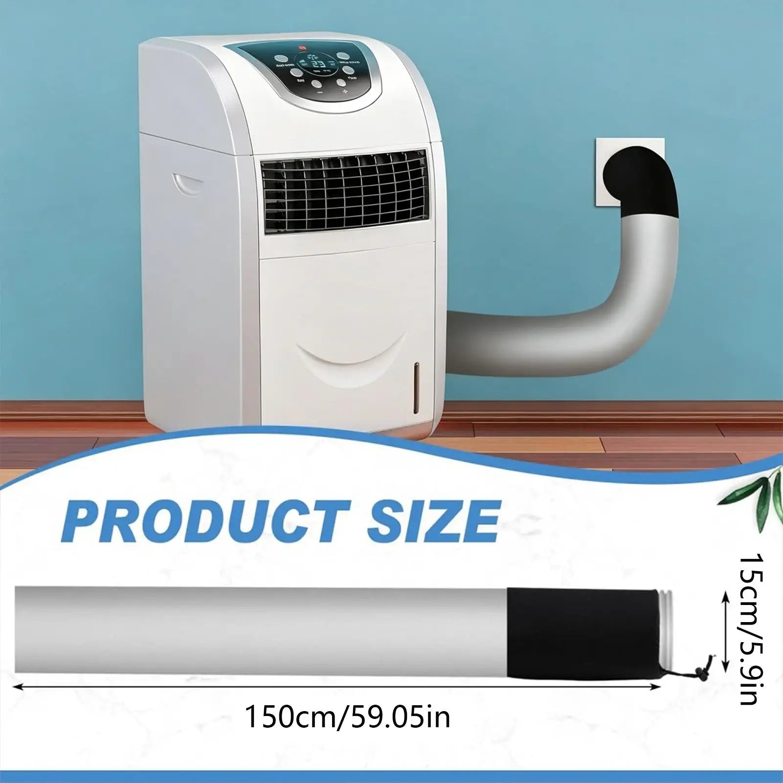 Pipe Hvac Insulated Wrap Portable Ac Hose Insulation Sleeve Ac Hose Cover Air Conditioner Exhaust Pipe Insulation Cover for Home Oasis Select