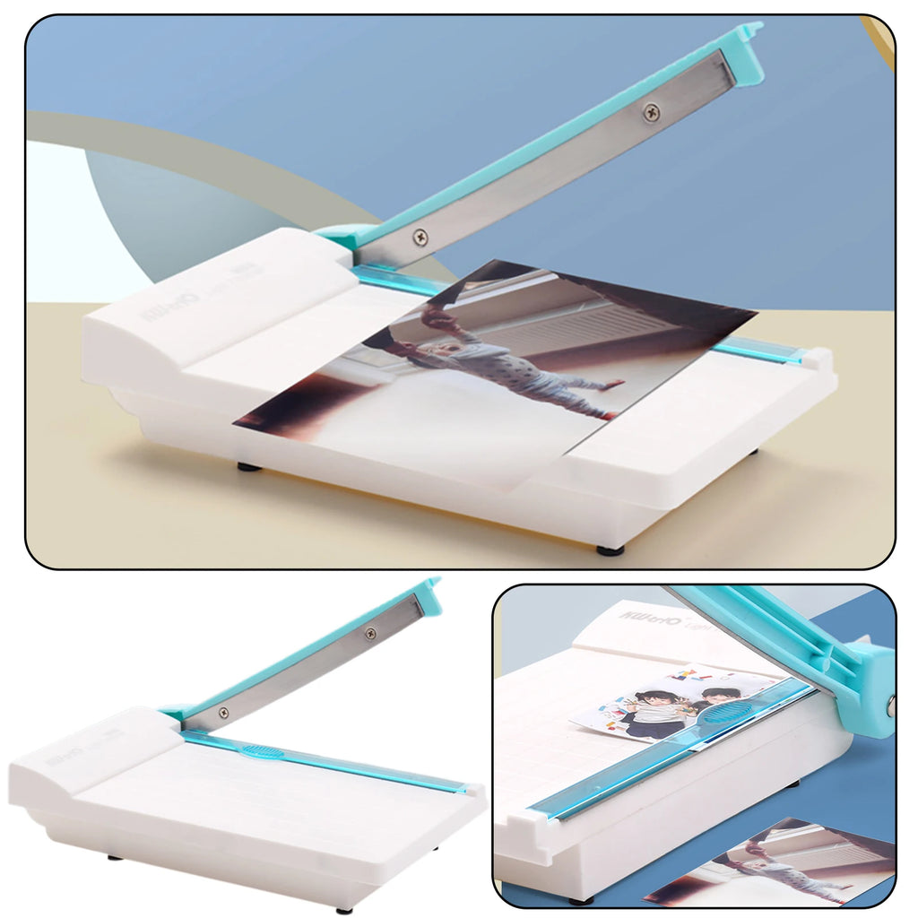 Portable Guillotine Paper Trimmer | 160mm Non-Slip Cutter