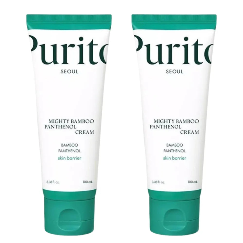Korean Purito Bamboo Essence Cream Moisturizing And Nourishing Repair Skin Reduce Fine Lines And Wrinkles 100ml Oasis Select 2 PCS