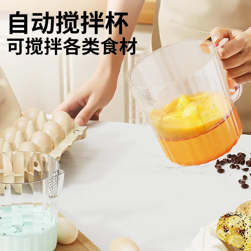 Electric Rice Washing Cup – Auto Mixing & Built-In Foam Filter