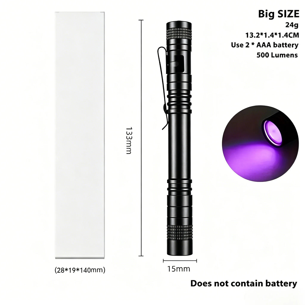 ZHIYU 395nm UV Pen Flashlight – Pet Urine & Scorpion Detector
