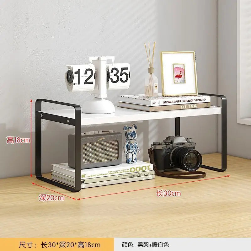 Countertop Kitchen Storage Rack – Layered Cabinet Organizer