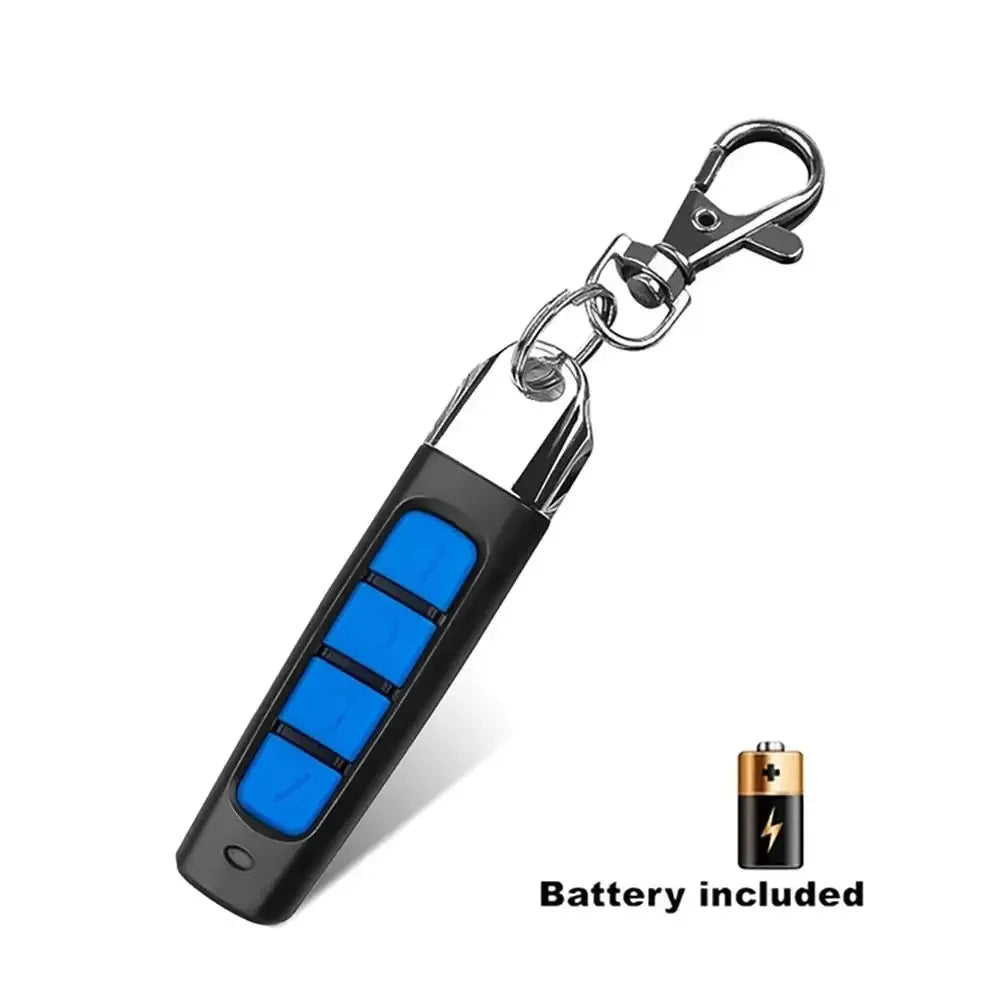 433MHz Copy Remote Control RF 4 Channe Transmitter KeyChain Garage Door Electric Gate Opener Duplicator Cloning Code Controller Oasis Select Blue