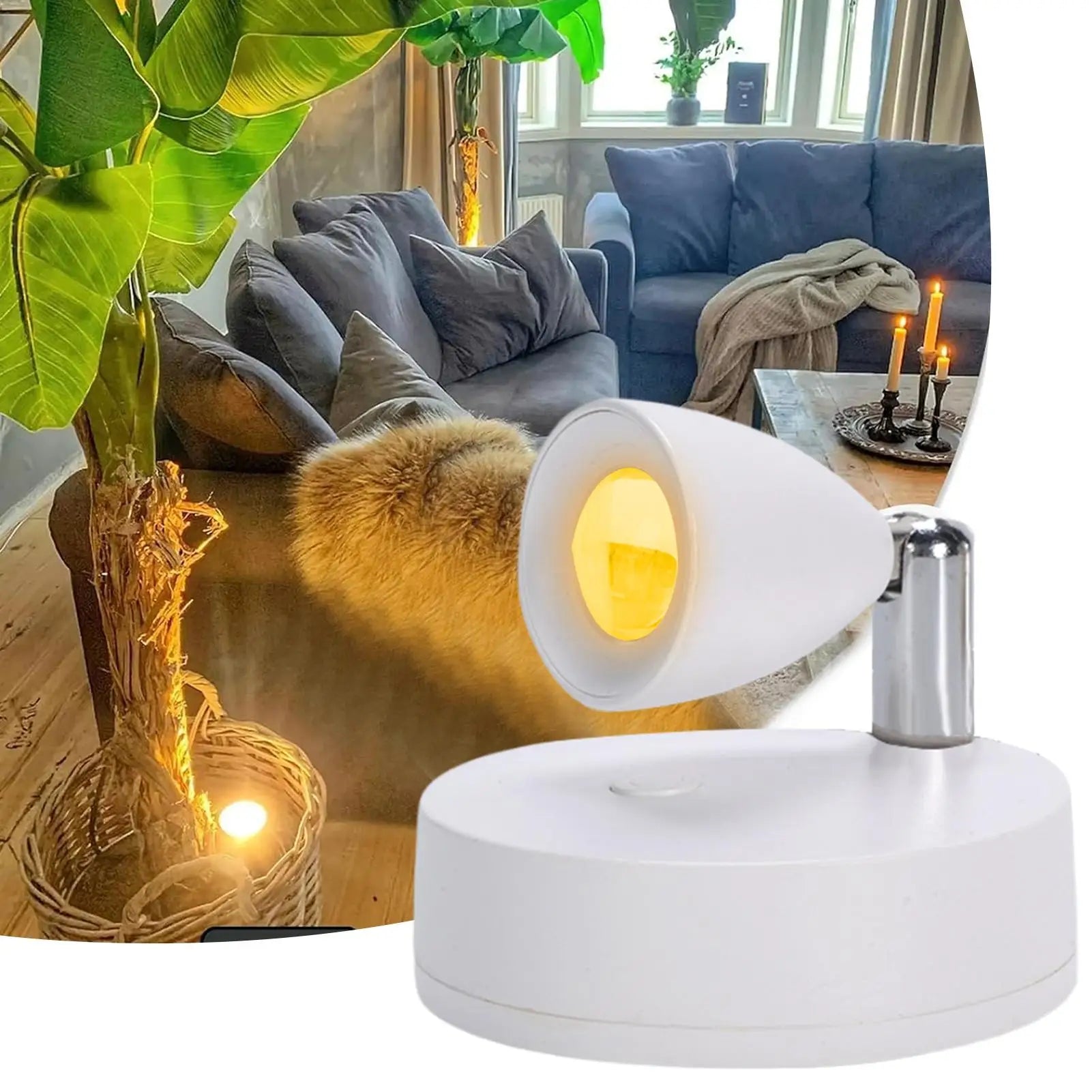 Wireless Uplighting For Plants Remote Control Rechargeable Accent Spotlights Battery Powered Uplighting Small Art Spotlights Oasis Select