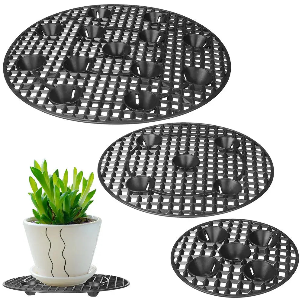 20/30/40cm Plant Pot Saucer Plant Level Pot Elevator Heavy Duty Plant Stands for Prevent Rot and Damage on Patio and Deck Oasis Select