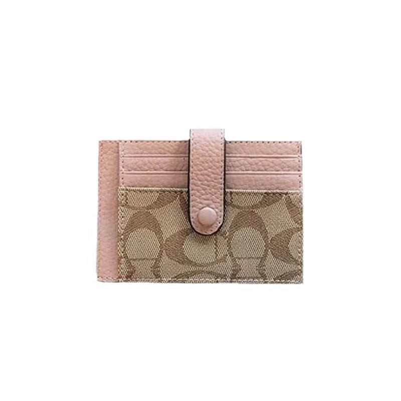 Monogram Ultra-Thin Card Holder Mini Envelope Wallet for Women