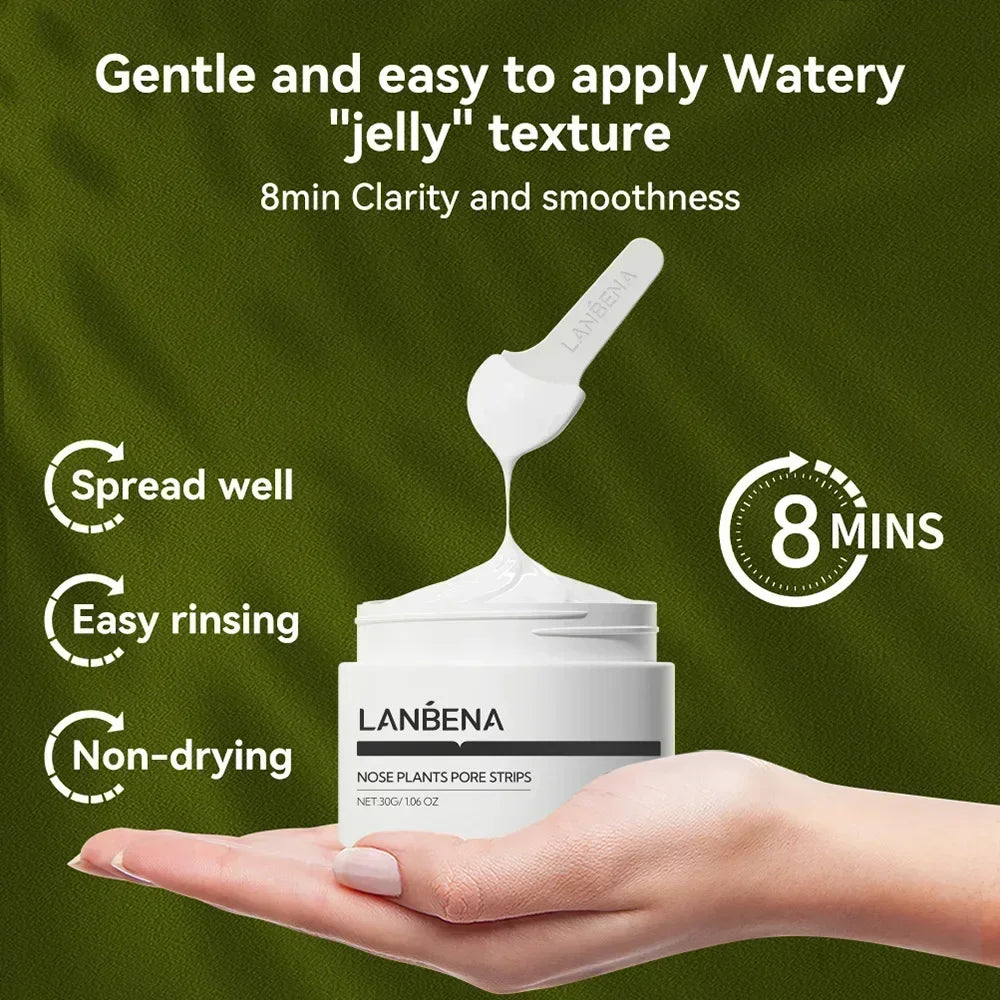 LANBENA Blackhead Removing Nose Strips and Pore Minimizing Serum Set Nose Mask Oasis Select