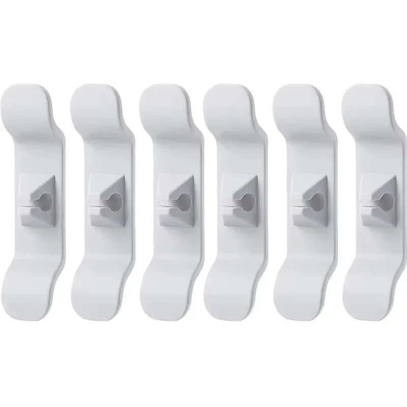 1/2/3/5/6pcs Cord Organizer Cable Wrap Holder For Kitchen Appliances Mixers Blenders Coffee Makers Pressure Cookers Air Fryers Oasis Select 6PCS White