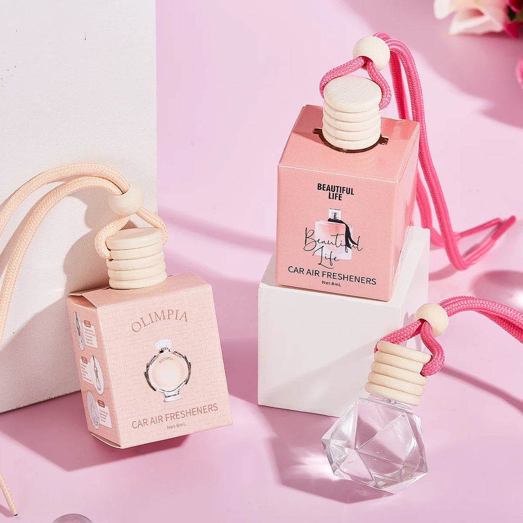4-Pack Pink Car Air Freshener Pendant – FORMBO Fresh Scent Car Air Freshener Oasis Select