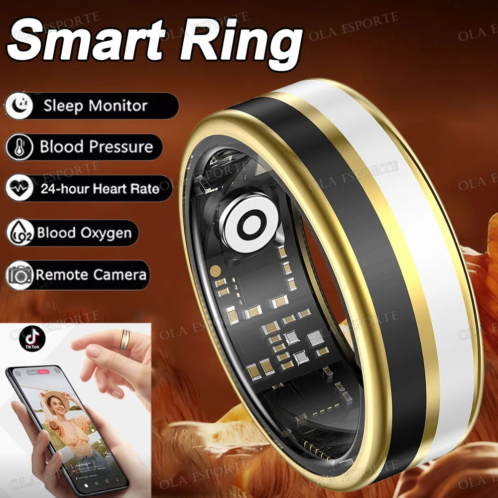Ola Esporte Smart Ring – IP68 Fitness Tracker | Men & Women