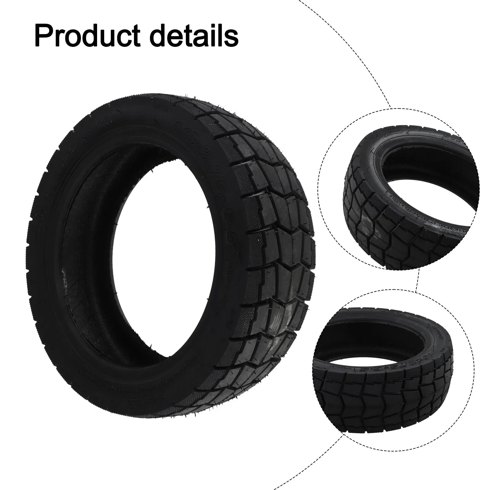 10-inch Tire Electric Scooter Tire Off-road Riding Rough Terrain Handling Robust Materials Superior Performance Oasis Select