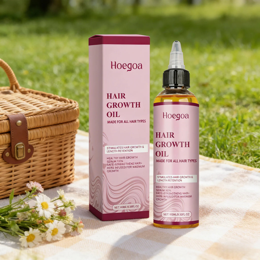 Hoegoa Ginger Rosemary Hair Growth Oil Deep Nourishment Improve Dryness Length Retention Intensive Repairing Hair Essential Oil Oasis Select 100ml
