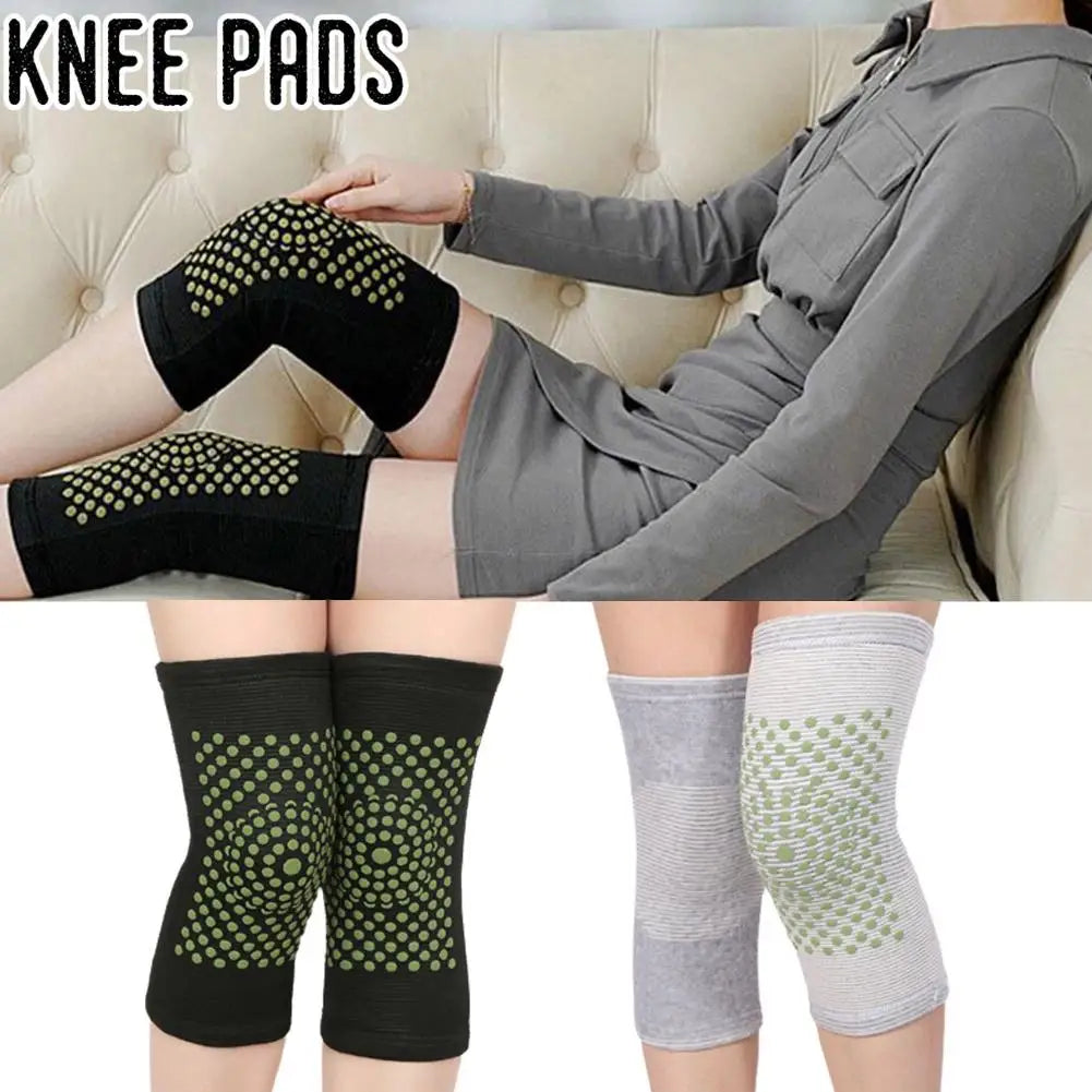 Self-Heating Tourmaline Knee Brace Sleeves – Far Infrared Warmth Knee Support Sleeve Oasis Select