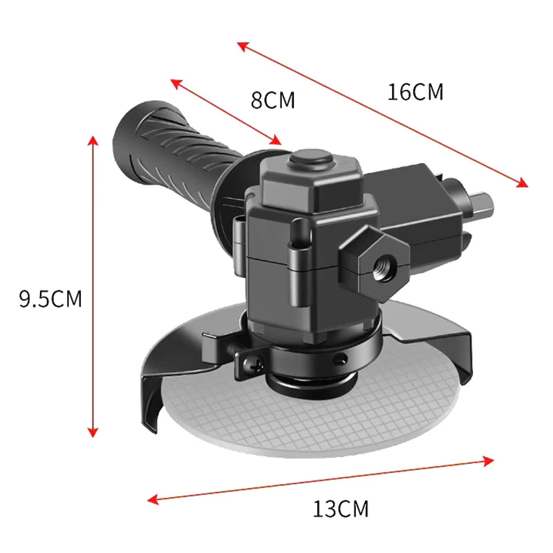 New Handheld Electric Drill Angle Grinder Conversion Head Set Adapters Replaceable Saw Blades For Household Woodworking Tools Oasis Select