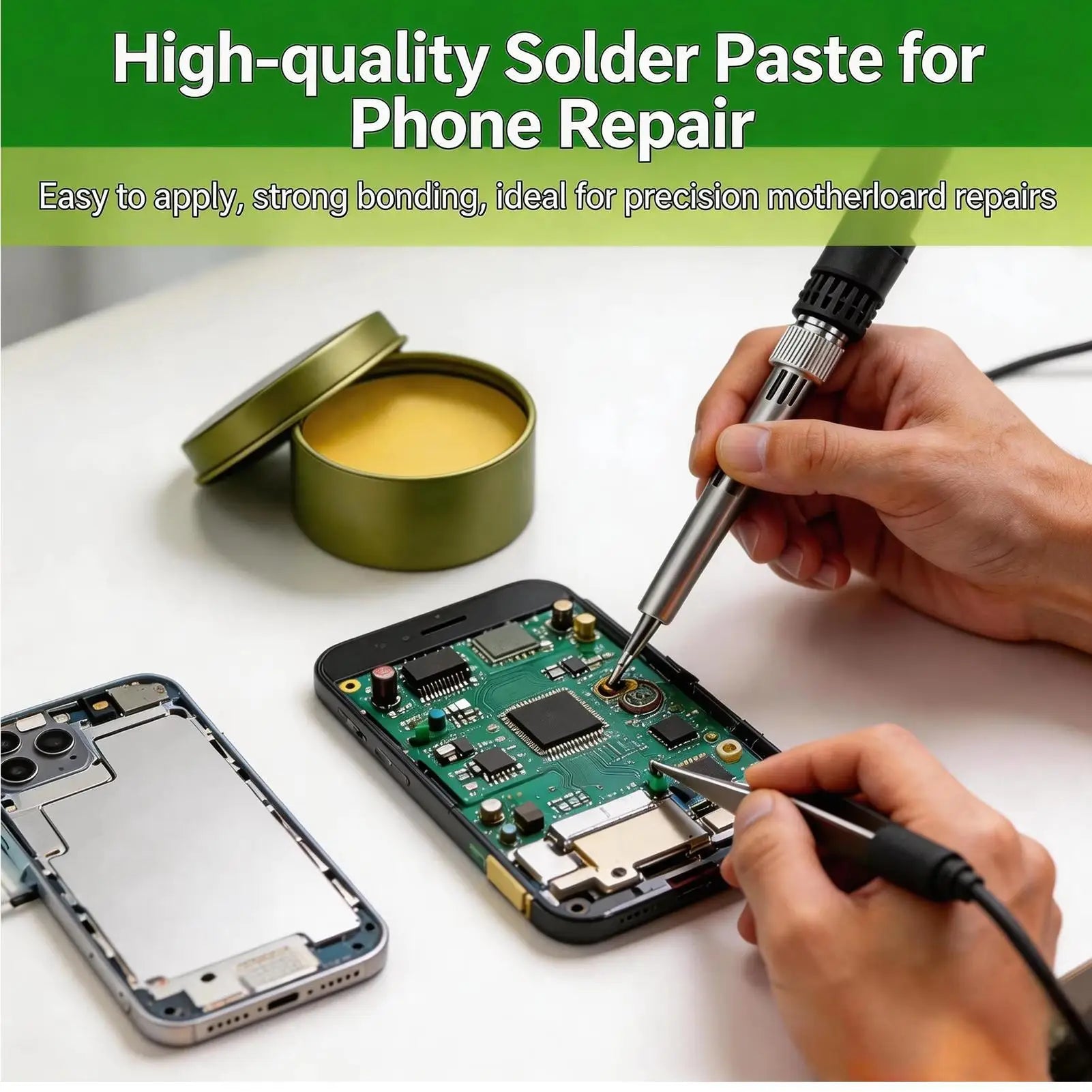 100g Solder Paste Rosin Flux Lead-free Welding Flux Iron Repair Welding Paste Soldering Tin Soldering Oil Soldering Flux Oasis Select