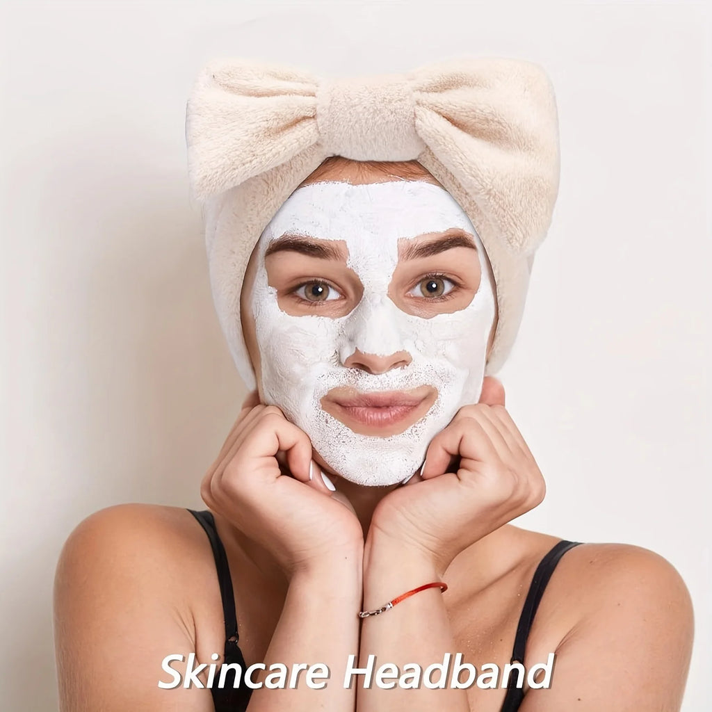 5PCS Spa Headbands and Bracelets, Including Hairpins, Face Wash and Skincare Headbands, Waterproof Makeup Headbands Oasis Select