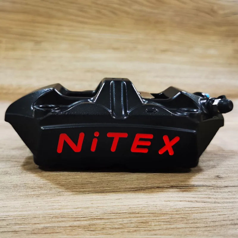 M40 motorcycle CNC modified pump forging 100MM high radiation four piston integrated caliper Oasis Select black